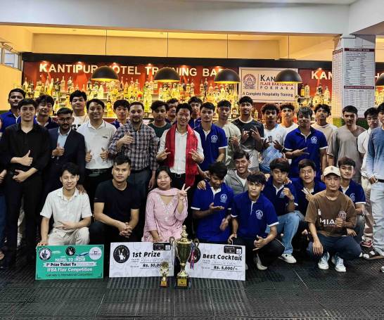 BARTENDING HISTORY MADE: Our Senior Flair Bartender Instructor, RAMESH THAPA Wins The TITLE